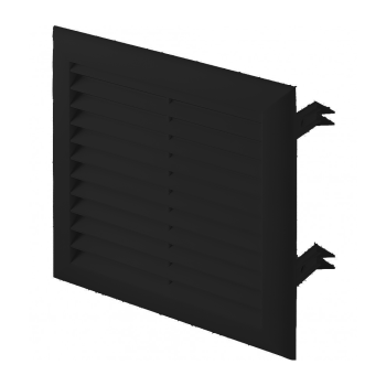 Kratka wentylacyjna Express T100cz 14x14 czarna skośna