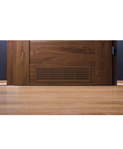 Kratka wentylacyjna drzwiowa 44x12 T15k50 brązowa