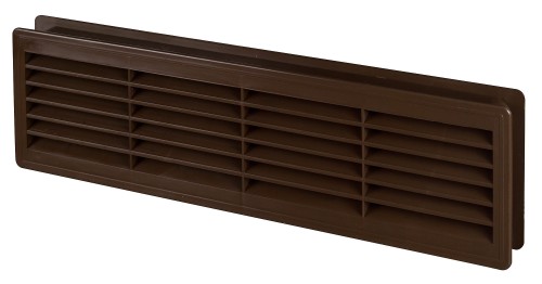 Kratka wentylacyjna drzwiowa 44x12 T15k50 brązowa