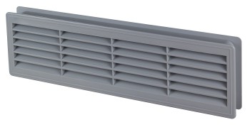 Kratka wentylacyjna drzwiowa 44x12 T15 szara