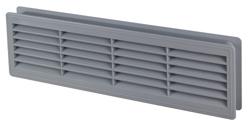 Kratka wentylacyjna drzwiowa 44x12 T15 szara