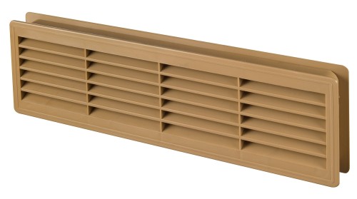 Kratka wentylacyjna drzwiowa 44x12 T15 dąb