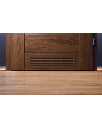 Kratka wentylacyjna drzwiowa 44x12 T15 czereśnia-olcha