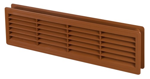 Kratka wentylacyjna drzwiowa 44x12 T15 czereśnia-olcha