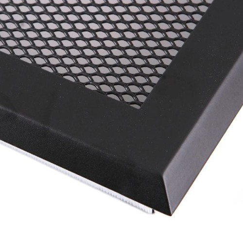Kratka kominkowa Standard 16x32 z żaluzją czarny mat