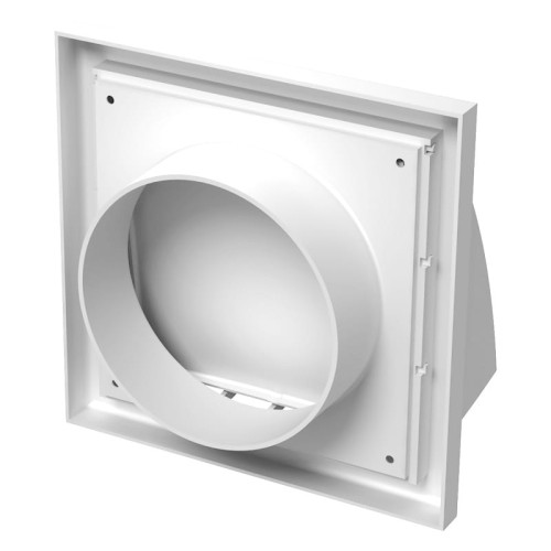 Kratka wywiewna z zaworem zwrotnym fi 100 brązowa WP