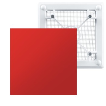 Kratka wentylacyjna Ventika Kliq FP 180 Red