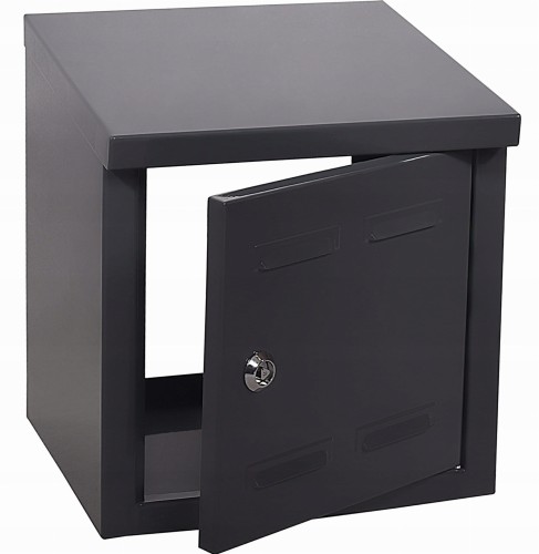 Szafka na zawór gazowy 25x25x20 antracyt, bez pleców