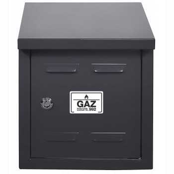 Szafka na zawór gazowy 25x25x15 grafit, bez pleców