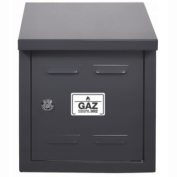 Szafka na zawór gazowy 25x30x20 grafit, bez pleców