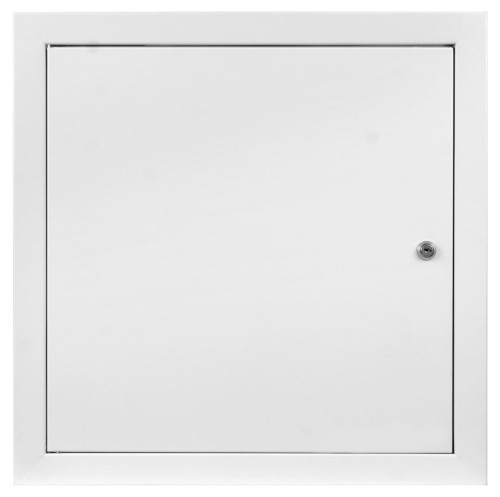 Drzwiczki rewizyjne do szachtów 100x100 białe zamek