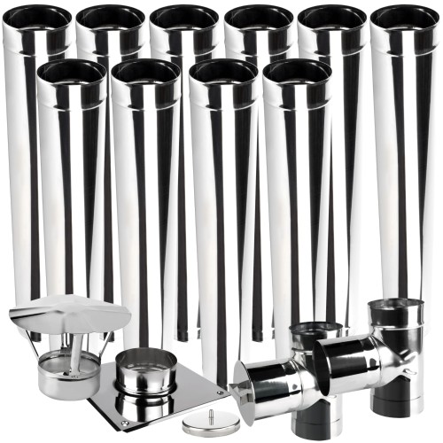 Wkład kominowy kwasoodporny fi 300 10 mb