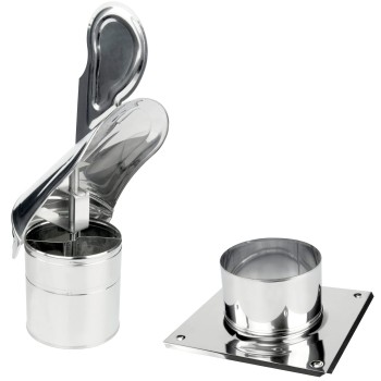 Strażak kominowy KJ fi 200 kwasoodporny z podstawą