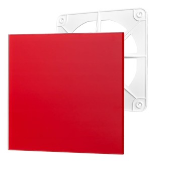 Kratka wentylacyjna dRim panel szklany czerwony