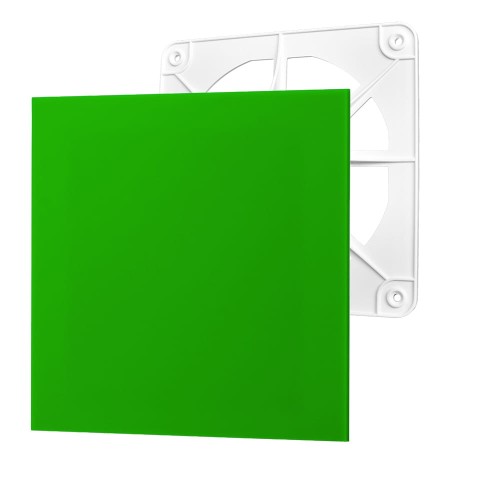 Kratka wentylacyjna dRim panel plexi zielony