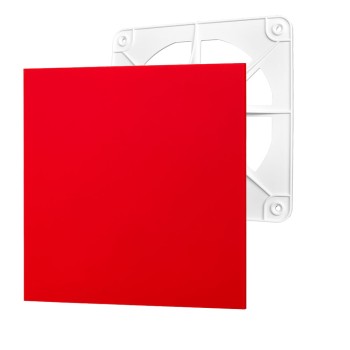 Kratka wentylacyjna dRim panel plexi czerwony