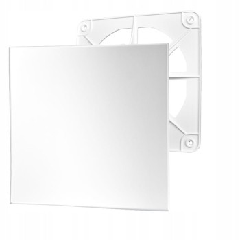 Kratka wentylacyjna dRim panel szklany satynowe srebro