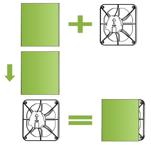 Kratka wentylacyjna dRim panel szklany czerwony