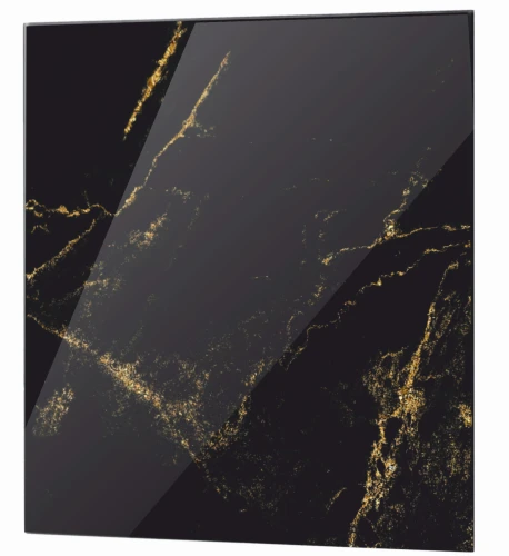 Kratka wentylacyjna dRim panel szklany czarno-złoty marmur