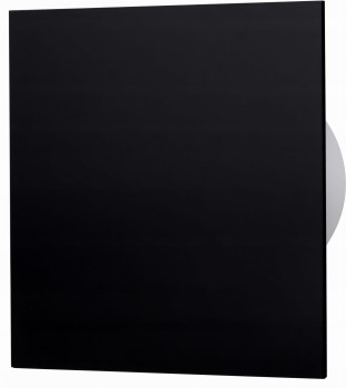 Wentylator łazienkowy airRoxy dRim fi 100 Higrostat Plexi Czarny połysk