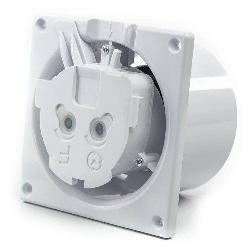 Wentylator łazienkowy airRoxy dRim fi 125 Standard Plexi Biały połysk