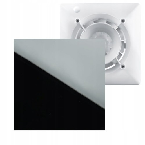 Wentylator łazienkowy KLIQ SUPREME 100 Timer Glass Black