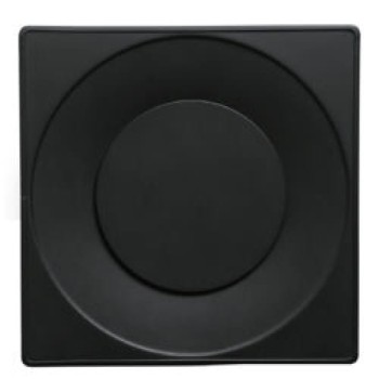 Anemostat nawiewno-wywiewny ASKV fi 80 czarny mat