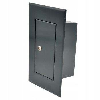 Drzwiczki do komina ceramicznego 13x26 antracyt mat