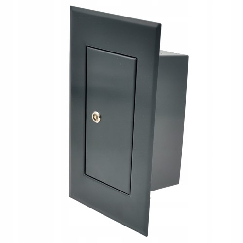 Drzwiczki do komina ceramicznego 13x26 antracyt mat