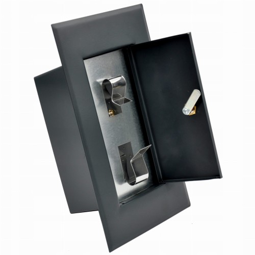 Drzwiczki do komina ceramicznego 13x26 antracyt mat