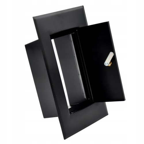 Drzwiczki do komina ceramicznego 13x26 czarne mat