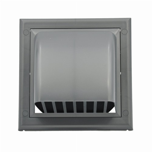 Kratka wentylacyjna z zaworem zwrotnym fi 100 grafitowy