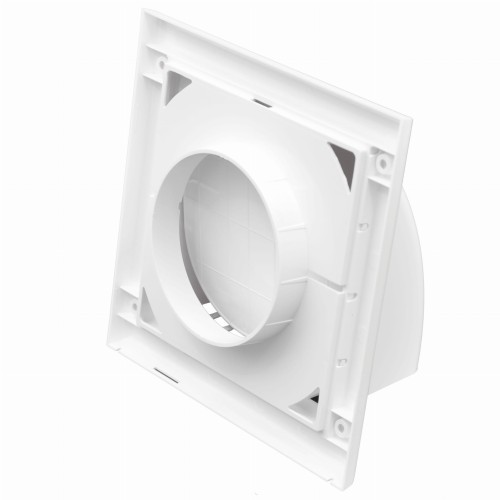 Kratka wentylacyjna z zaworem zwrotnym fi 150 biały