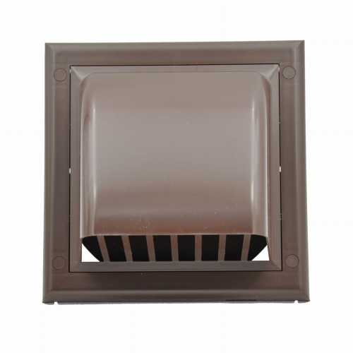 Kratka wentylacyjna z zaworem zwrotnym fi 100 brązowy