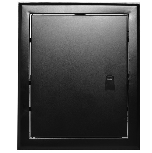 Drzwiczki rewizyjne 15x30 czarne matowe uchwyt
