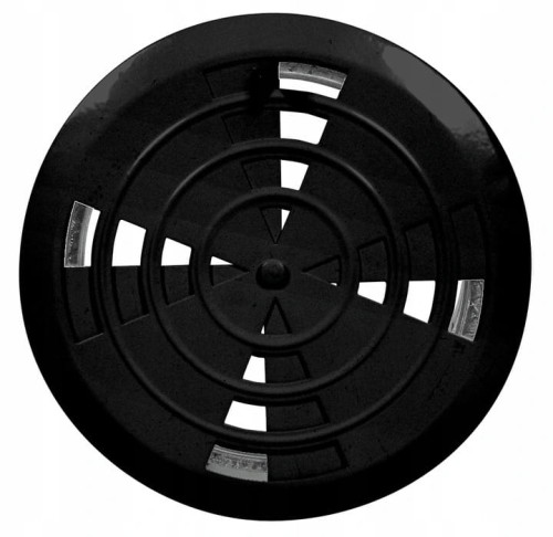 Kratka wentylacyjna fi 125 czarna regulowana EWR