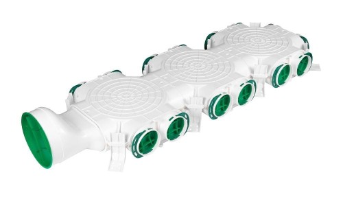 Skrzynka rozdzielcza z przyłączem bocznym Awenta PRO VCB 160-14x75