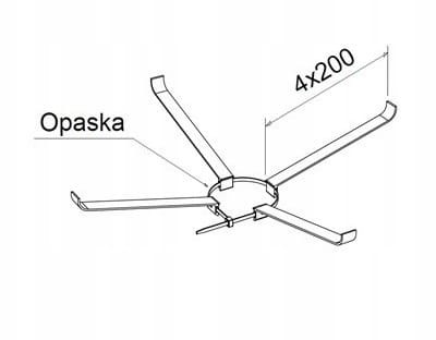 Obejma centrująca Turbo fi 60-120 plastikowa