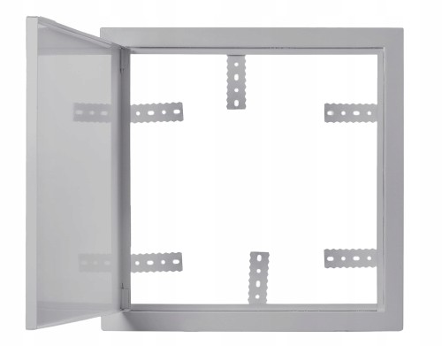Drzwiczki rewizyjne 75x75 szare uchwyt
