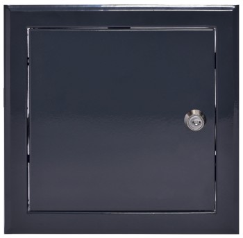 Drzwiczki rewizyjne 20x20 antracyt połysk zamek