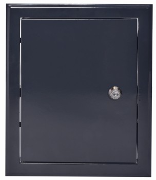 Drzwiczki rewizyjne 20x40 antracyt połysk zamek
