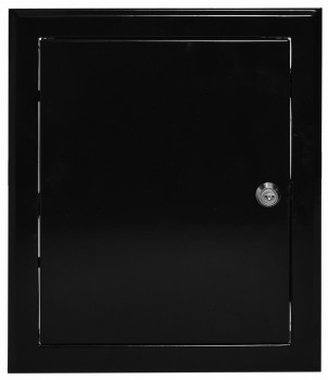 Drzwiczki rewizyjne 25x40 czarne połysk zamek