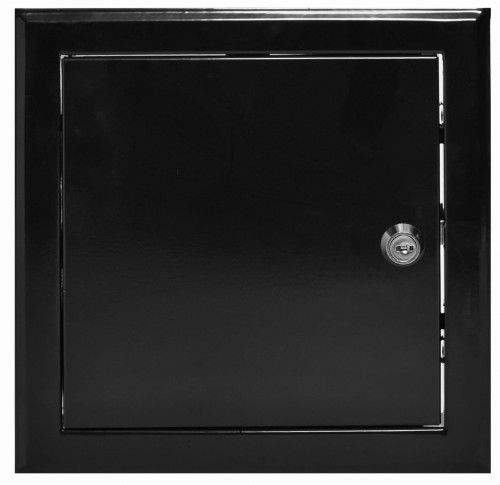Drzwiczki rewizyjne 30x30 czarne połysk zamek