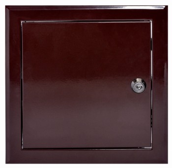 Drzwiczki rewizyjne 15x15 brązowe zamek