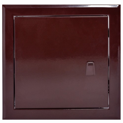 Drzwiczki rewizyjne 15x15 brązowe uchwyt