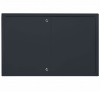 Drzwiczki rewizyjne 70x50 antracyt zamek dwuskrzydłowe