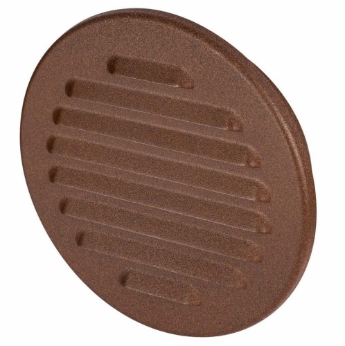 Kratka wentylacyjna fi 100 brązowa skośna M9