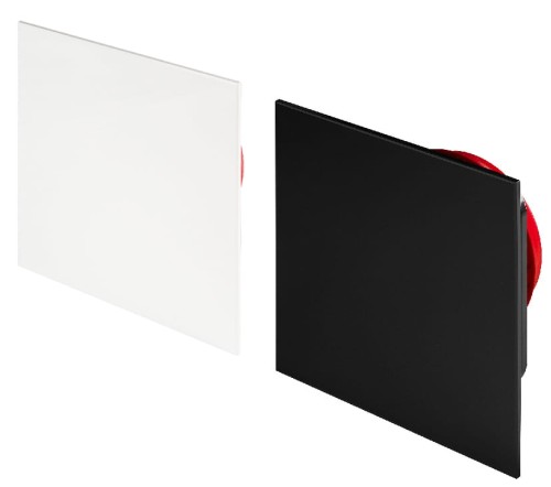 Anemostat nawiewno-wywiewny panelowy Awenta PRO fi 125 VAP czarny