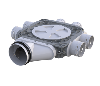 Skrzynka rozdzielcza przelotowa do rekuperacji fi 125 6x75 FlexiVent 1051125/75x6