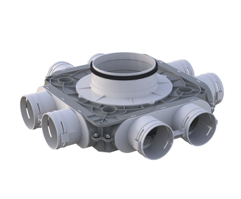 Skrzynka rozdzielcza do rekuperacji fi 200 8x75 FlexiVent 1050200/75x8